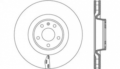 OPEN PARTS bdr278520 -  Тормозной диск